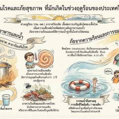 การป้องกันโรคและภัยสุขภาพที่เกิดในช่วงฤดูร้อนของประเทศไทย